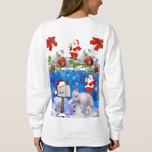 Sweatshirt Snowman (Achterkant)