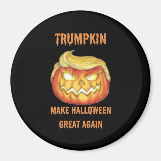 Sweatshirt, Trumpkin, Halloween Classic Magneet (Voorkant)