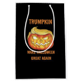 Sweatshirt, Trumpkin, Halloween Classic Medium Cadeauzakje (Voorkant)