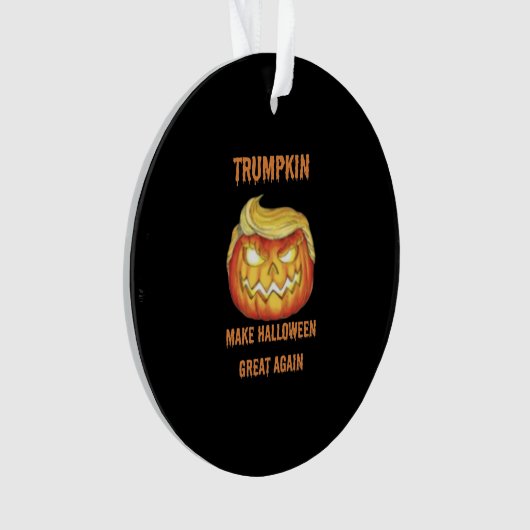 Sweatshirt, Trumpkin, Halloween Classic Ornament (voorkant)