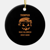 Sweatshirt, Trumpkin, Halloween Merch Classic Keramisch Ornament (Voorkant)