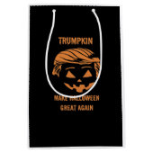 Sweatshirt, Trumpkin, Halloween Merch Classic Medium Cadeauzakje (Voorkant)
