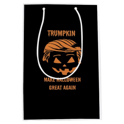 Sweatshirt, Trumpkin, Halloween Merch Classic Medium Cadeauzakje (Voorkant)