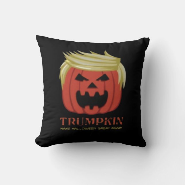 Sweatshirt, Trumpkin, Halloween Merch Kussen (Voorkant)