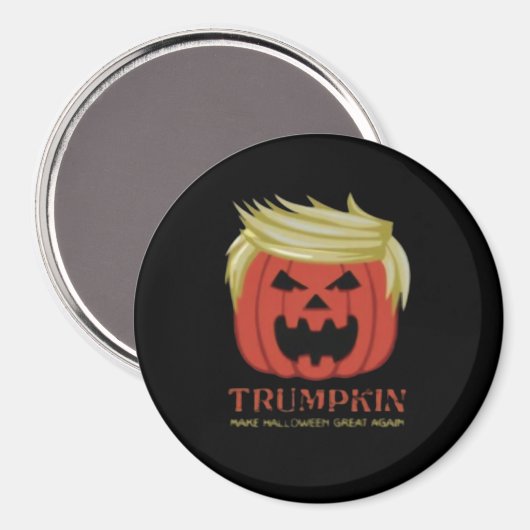 Sweatshirt, Trumpkin, Halloween Merch Magneet (Voorkant / Achterkant)