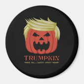 Sweatshirt, Trumpkin, Halloween Merch Magneet (Voorkant)