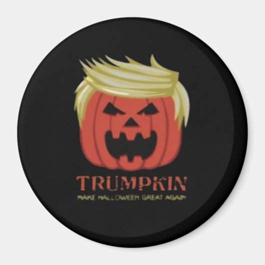 Sweatshirt, Trumpkin, Halloween Merch Magneet (Voorkant)