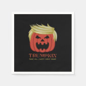 Sweatshirt, Trumpkin, Halloween Merch Servet (Voorkant)