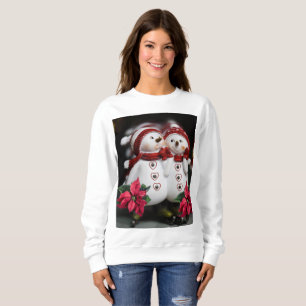 Sweatshirt Vintage Sneeuwman van de Kerstman