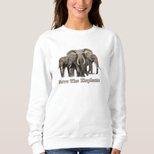 sweatshirt voor Afrikaanse olifanten