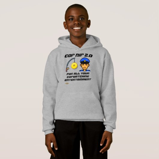 sweatshirt voor "COP NIP 2.0" (Voorkant volledig)