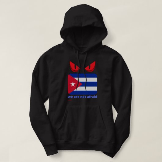 sweatshirt voor de hoodie "CUBA" (Design voorkant)