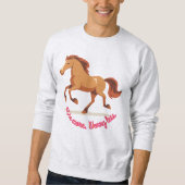 sweatshirt voor paardrijden (Voorkant)