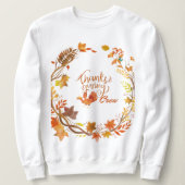 sweatshirt voor Thanksgiving crew (Design voorkant)