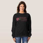 Sweatshirt, vrouw binnen diversiteitsstatement trui (Voorkant volledig)