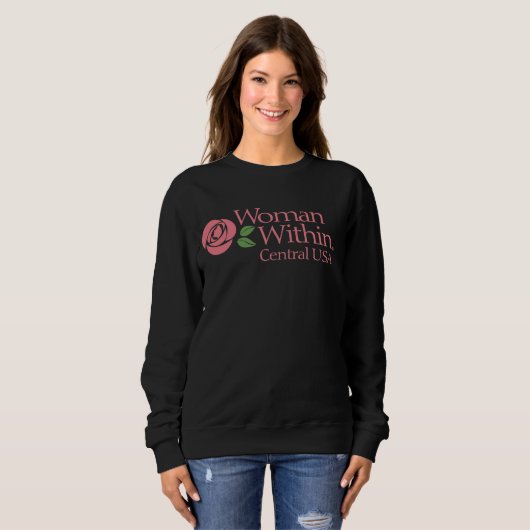 Sweatshirt, vrouw binnen diversiteitsstatement trui (Voorkant volledig)