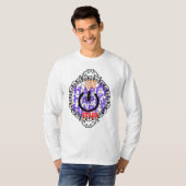 Sweatshirt White Designer patterned (Voorkant volledig)