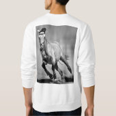 Sweatshirt with horse (Achterkant)