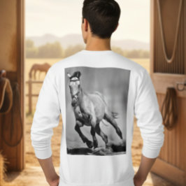 Sweatshirt with horse