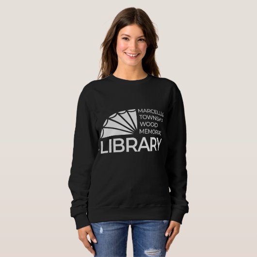 Sweatshirt with white logo (Voorkant volledig)