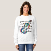 Sweatshirt Women's basic abstract violin sweatshir (Voorkant volledig)