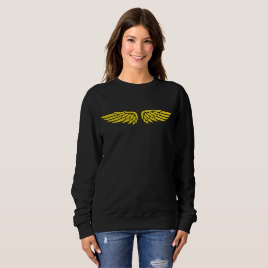sweatshirt women's designed with an eagle wing (Voorkant volledig)