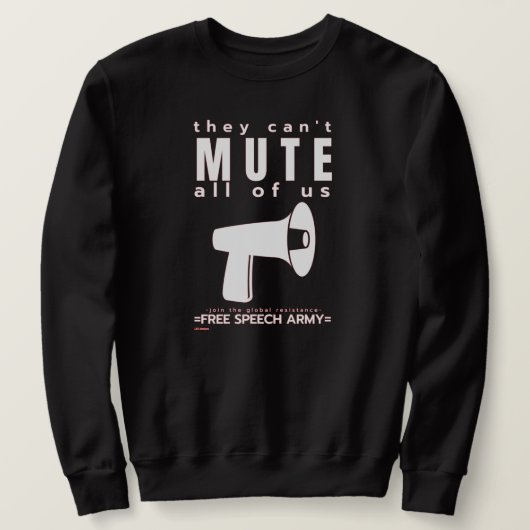 sweatshirt "ZE KUNNEN NIET..." (Design voorkant)
