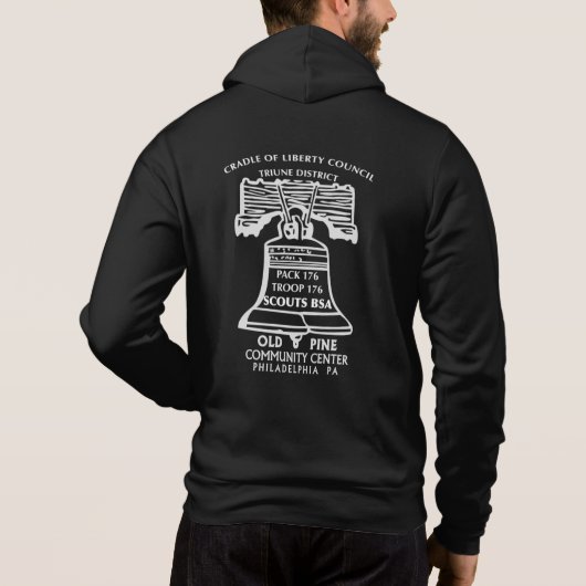 Sweatshirt - Zipped Personalized (Achterkant)