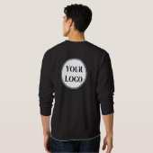 Sweatshirts voor Heren Zwart Trui (Achterkant volledig)