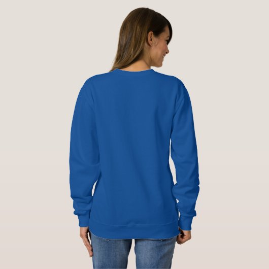 Sweatshirts voor vrouwen: British Blue Shorthair C Trui (Achterkant volledig)