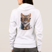 Sweatshirts voor zippevrouwen hoodie (Achterkant)