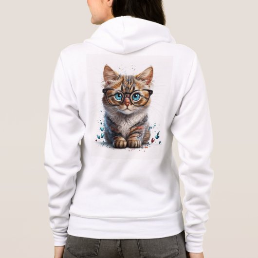 Sweatshirts voor zippevrouwen hoodie (Achterkant)
