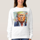 Sweatshirts vrouwen Donald Trump Trui (Voorkant)