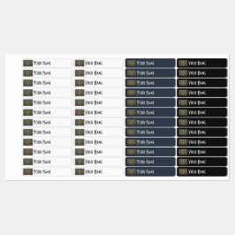 Sweden Art Deco Flag | Custom Iron-On Name Label