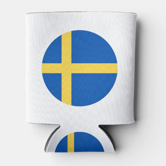 Sweden Flag Blikjeskoeler (Voorkant)