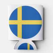 Sweden Flag Blikjeskoeler (Achterkant)