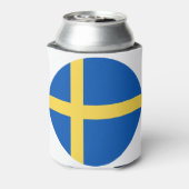 Sweden Flag Blikjeskoeler (Blikje Achterkant)