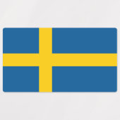 Sweden Flag Labels (Design 1)