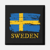 Sweden Flag Magneet (Voorkant)