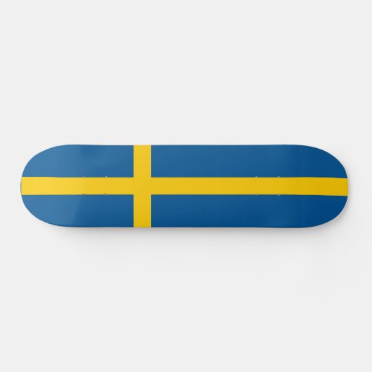 Sweden Flag Persoonlijk Skateboard (Horizontaal)