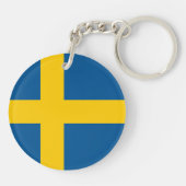 Sweden Flag Sleutelhanger (Achterkant)