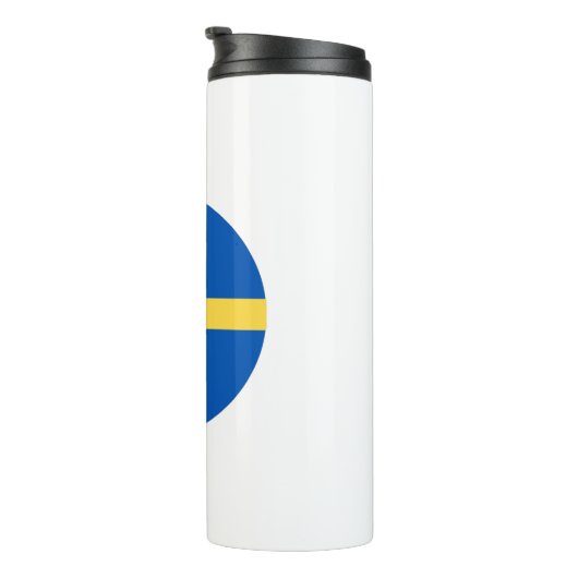 Sweden Flag Thermosbeker (Geroteerd rechts)