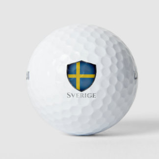 Sweden Sverige Shield Golfballen