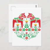 Sweden Sverige Viking Norden Scandinavia Midsommar Briefkaart (Voorkant / Achterkant)