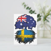 Sweden Swedish Australian Tree Roots Briefkaart (Staand voorkant)