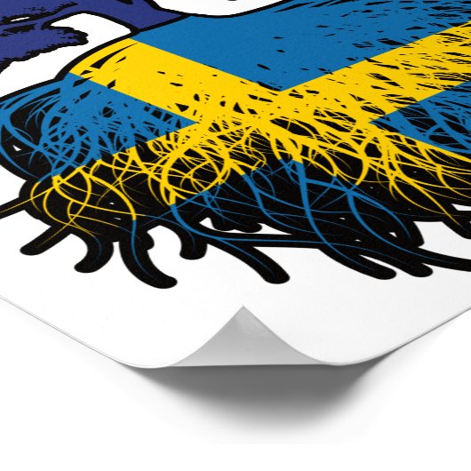 Sweden Swedish Australian Tree Roots Poster (Hoek)