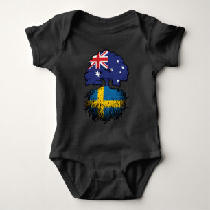 Sweden Swedish Australian Tree Roots Romper