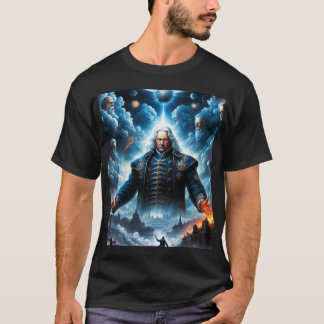 Swedenborg Hemel en Hel zwart AI Gegenereerde Kuns T-shirt