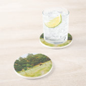 Swedish Countryside Zandsteen Onderzetter (Zijkant)