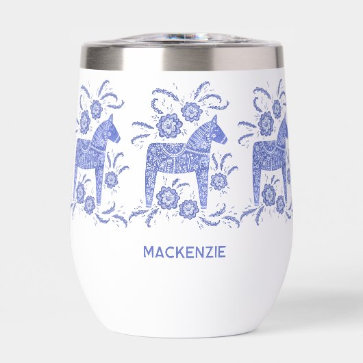 Swedish Dala Horse Persoonlijk (Voorkant)